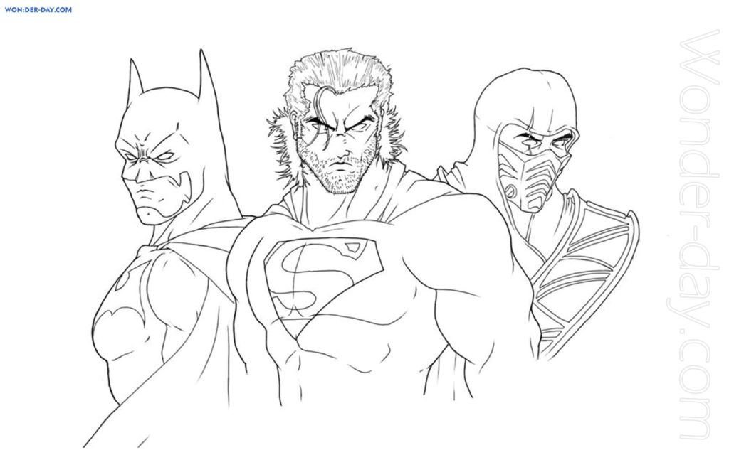 Batman, Superman, Sub-Zero