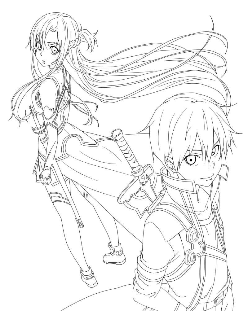 Kirito y Asuna