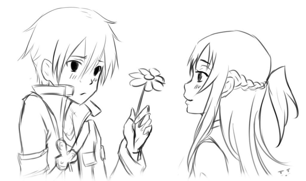 Arte de Kirito y Asuna