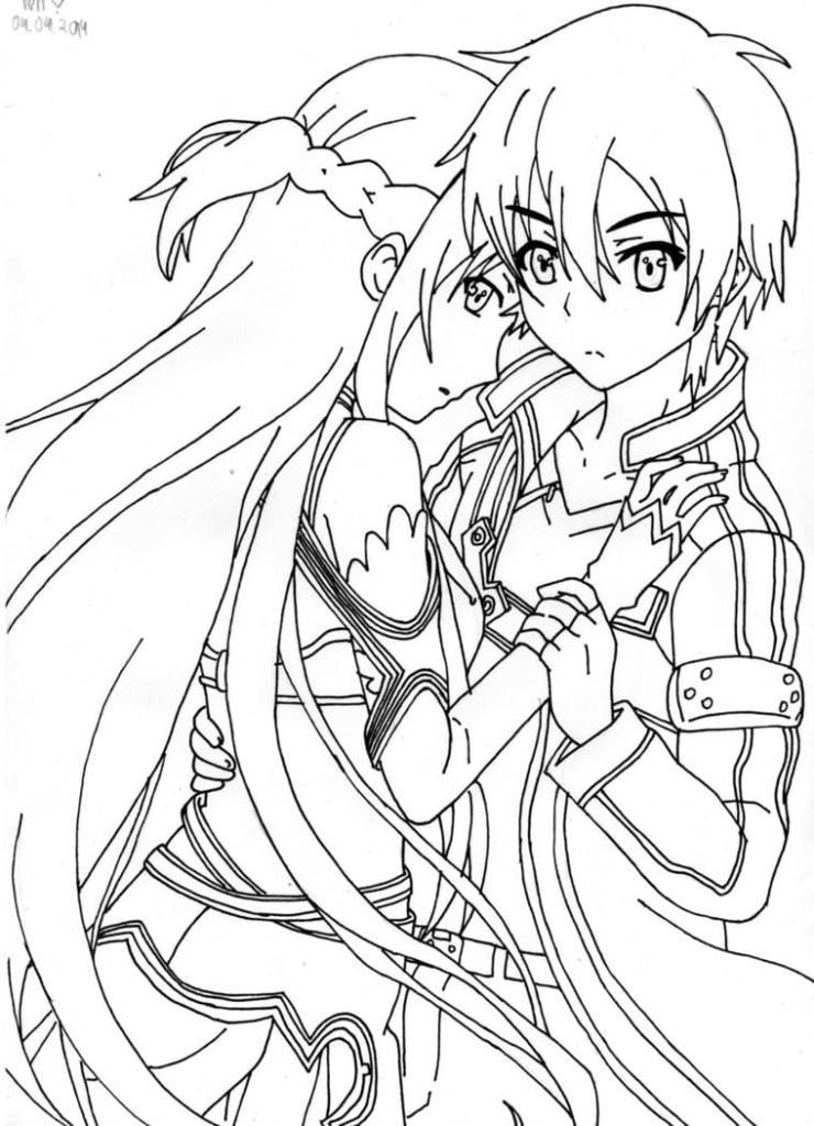 Asuna y Kirito