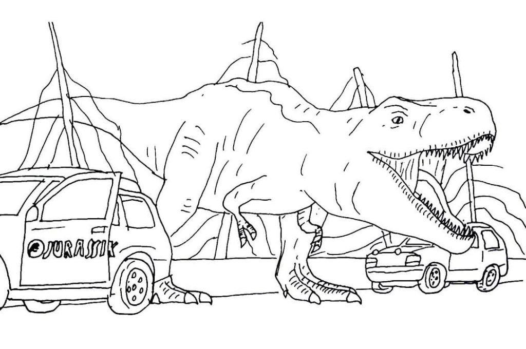 Tyrannosaurus del período jurásico