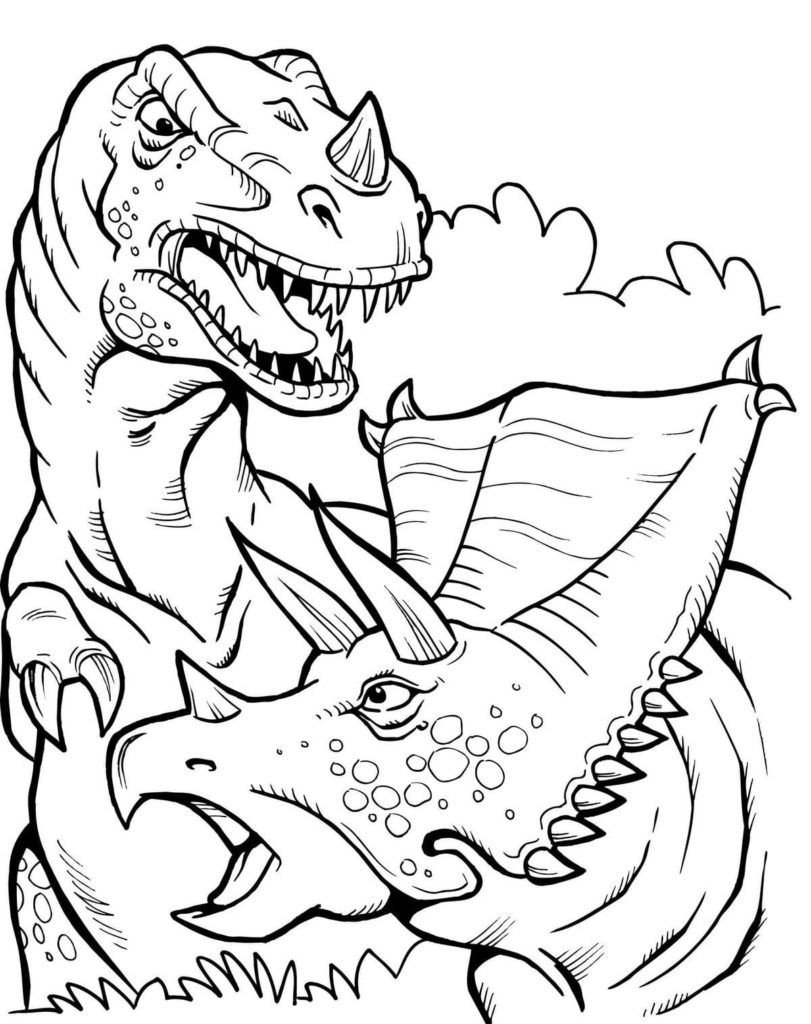 Tyrannosaurus vs Triceratops