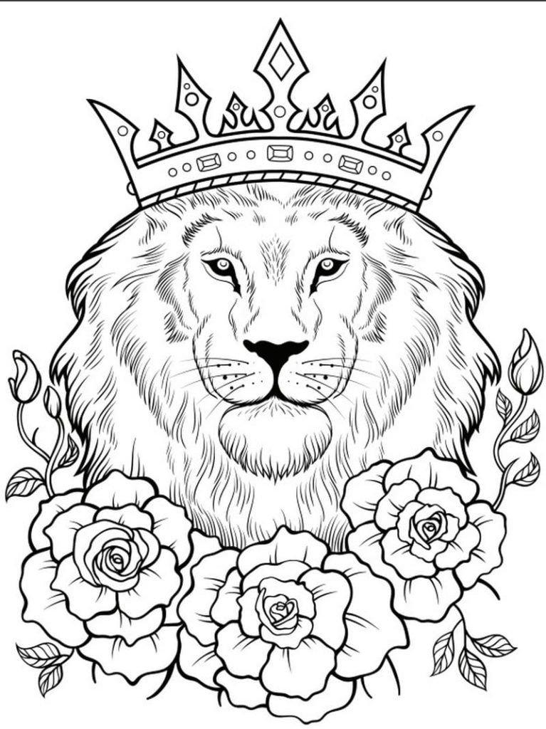 León con corona