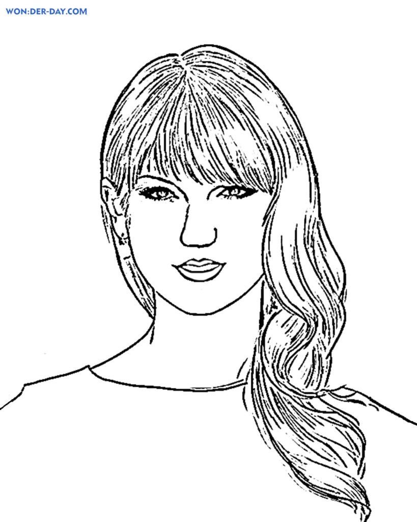 Taylor Swift con flequillo