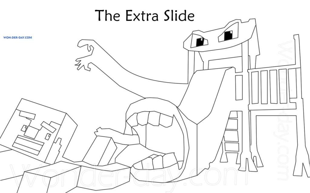 The extra slide Minecraft