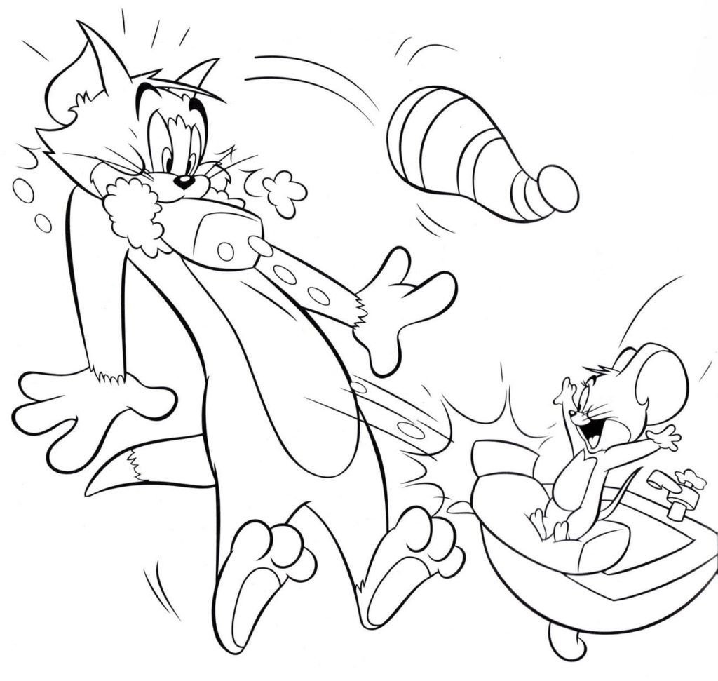 Tom y Jerry estÃ¡n bromeando