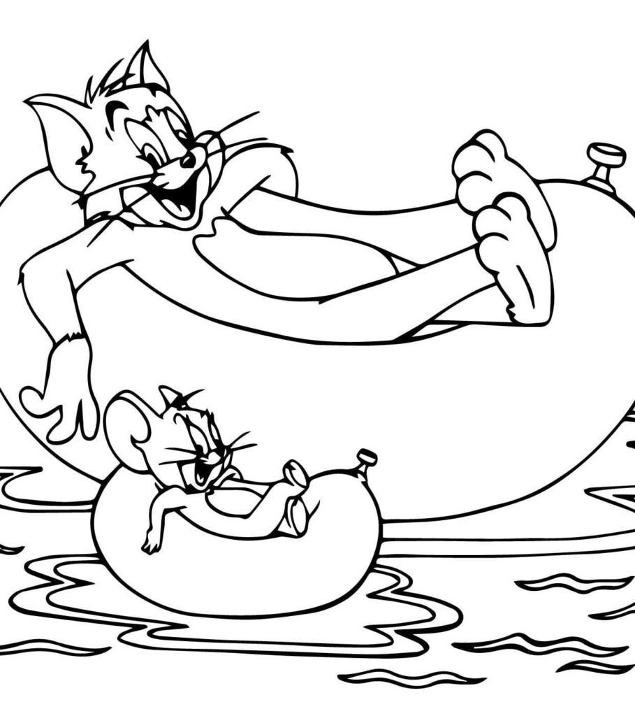 Tom y Jerry en el mar