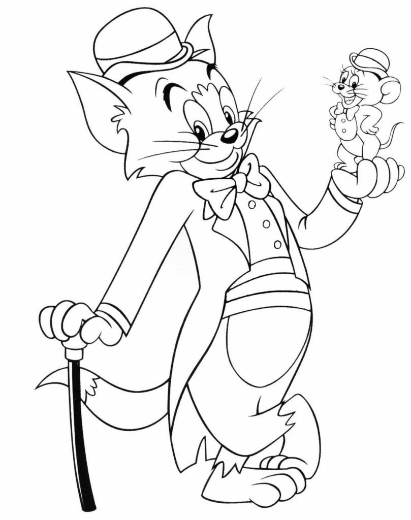 Tom y Jerry en trajes