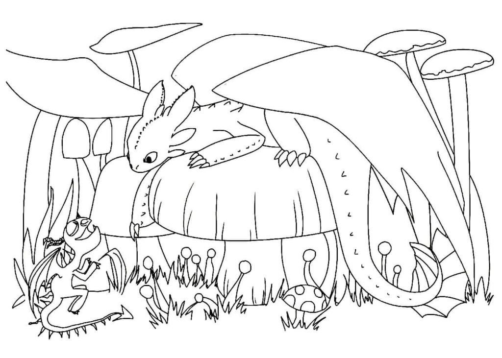 Chimuelo se encuentra con dragones