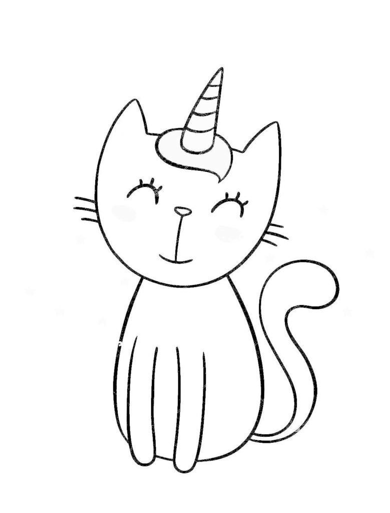 Unicornio gato mágico