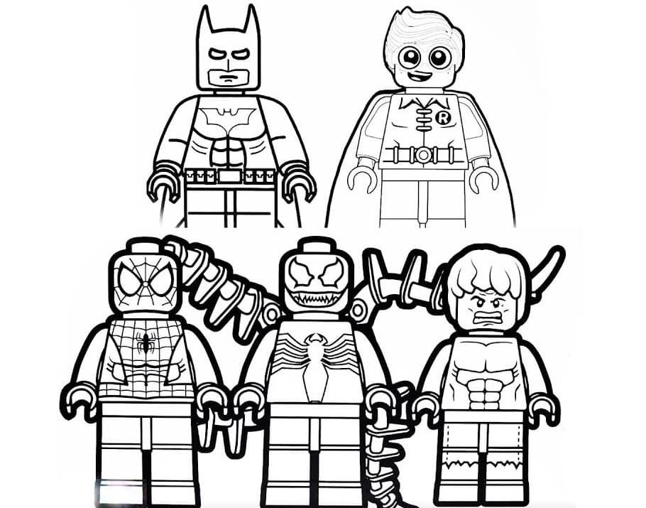 Lego Venom y otros superhéroes
