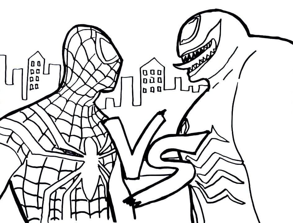 Venom contra Spiderman