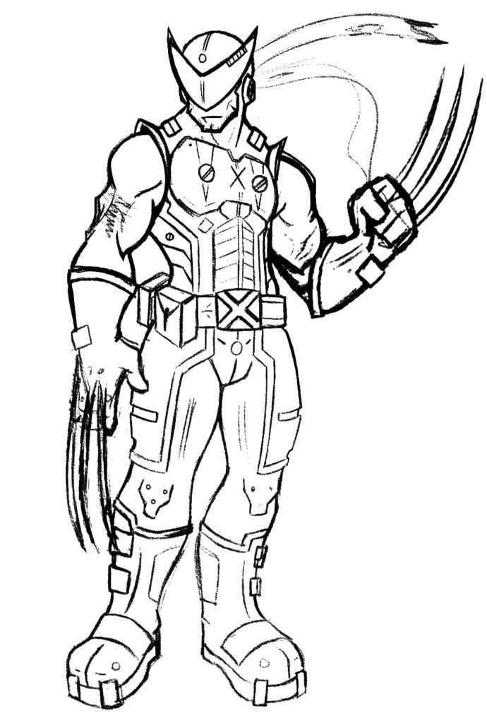 Wolverine con armadura