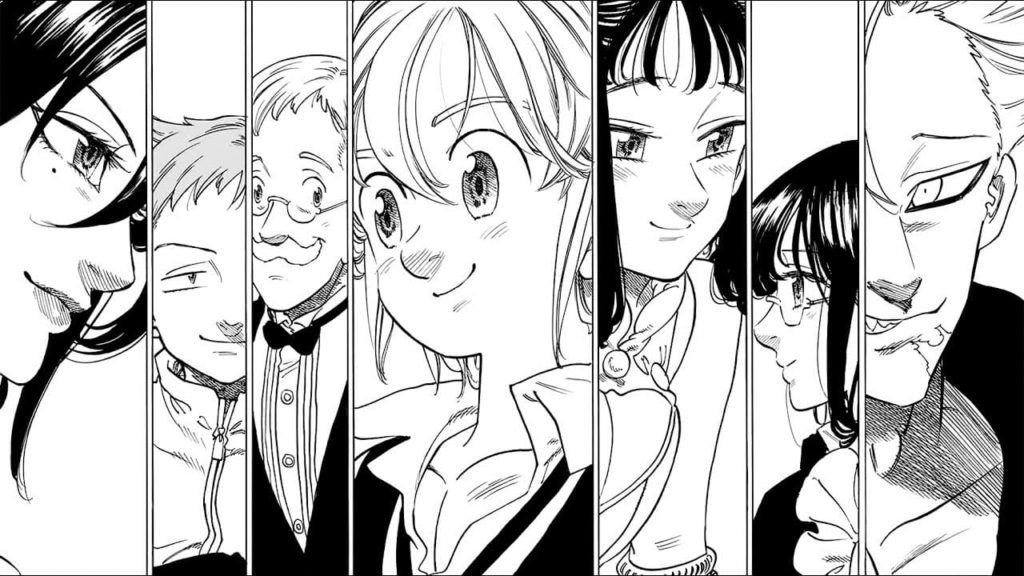 Los personajes principales del anime The Seven Deadly Sins