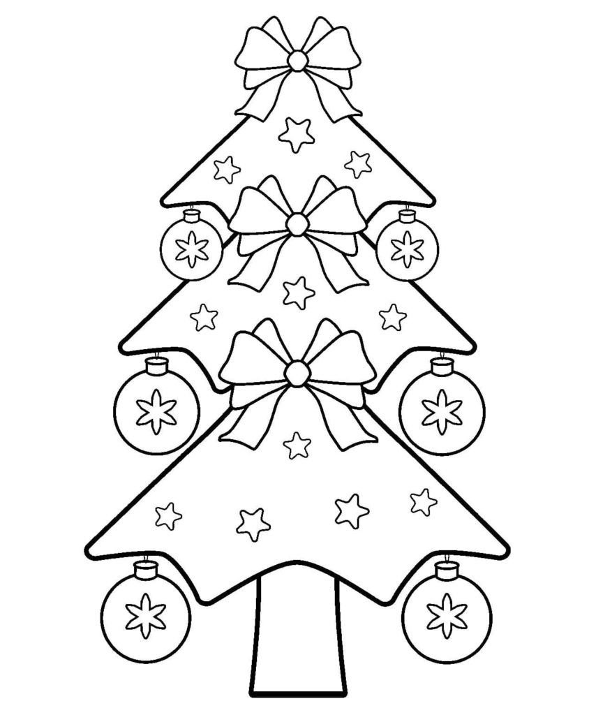 El árbol de Navidad con lazos más bonito para niñas.