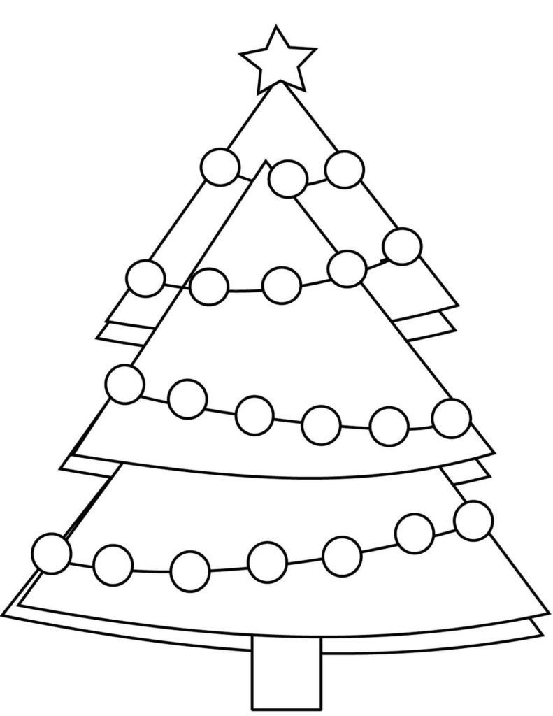 Árbol triangular para Navidad